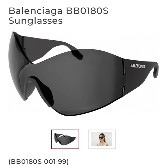 Balenciaga Mask Butterfly Sunglasses (no case included) - Picture 1 of 5